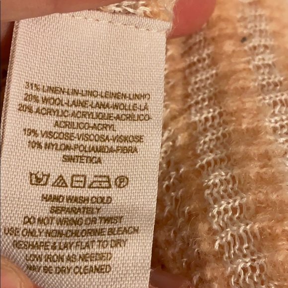 Free People swoop neck long sleeve sweater - Picture 7 of 7